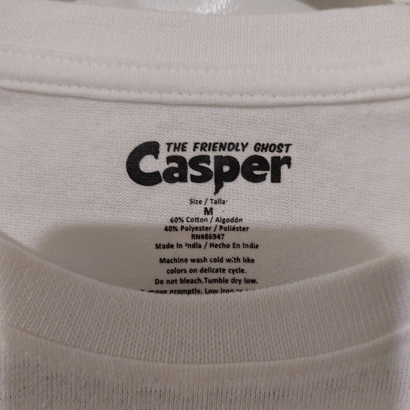 CASPER THE FRIENDLY GHOST TEE NWT - Picture 2 of 8